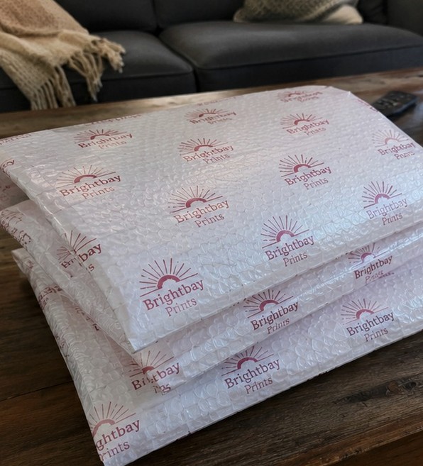 Personalized bubble wrap — customer photo